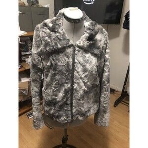 Cabi evening bomber jacket, Gray Size M, Faux Fur